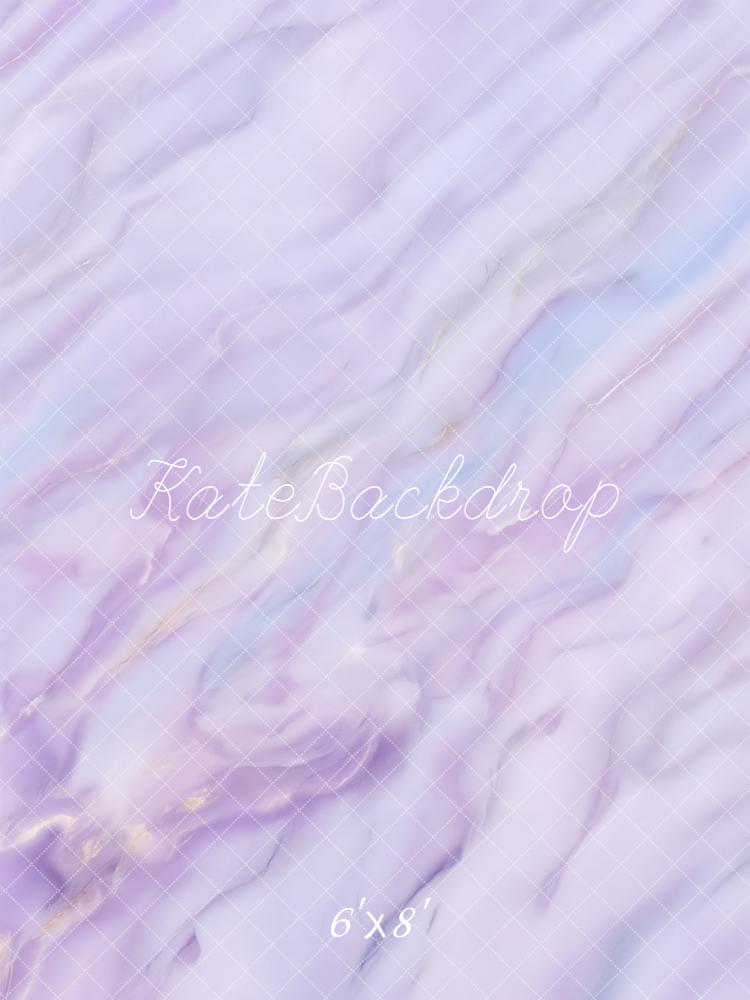 KATE パステルパープル大理石風抽象テクスチャ プリント背景 Kate Imageデザイン