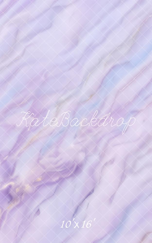 KATE パステルパープル大理石風抽象テクスチャ プリント背景 Kate Imageデザイン