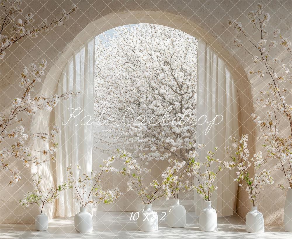 Kate 春の桜アーチ プリント背景 Mini MakeBelieveデザイン