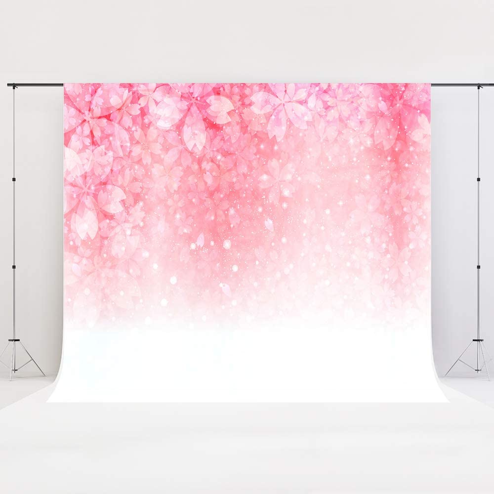 Kate恋人の写真撮影のためのピンクの背景の花の背景