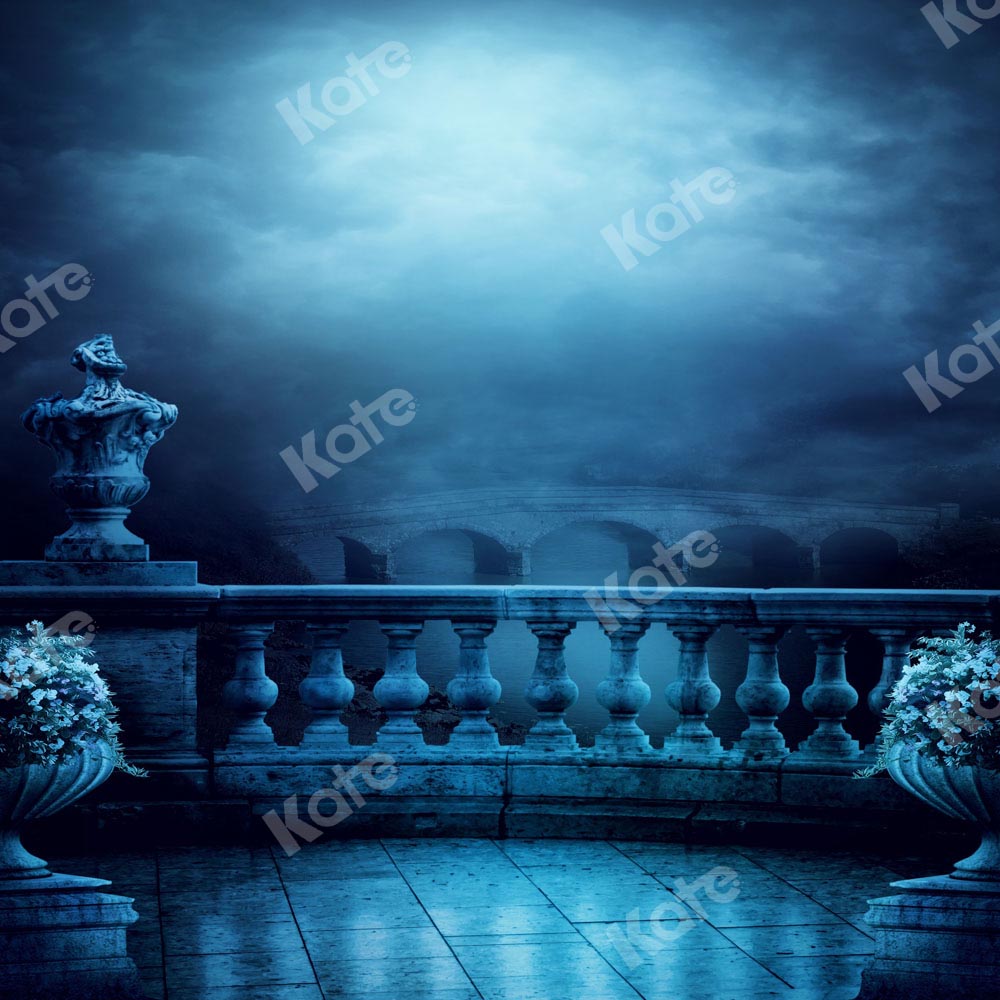 Kate神秘的なファンタジー城の背景Chain Photography