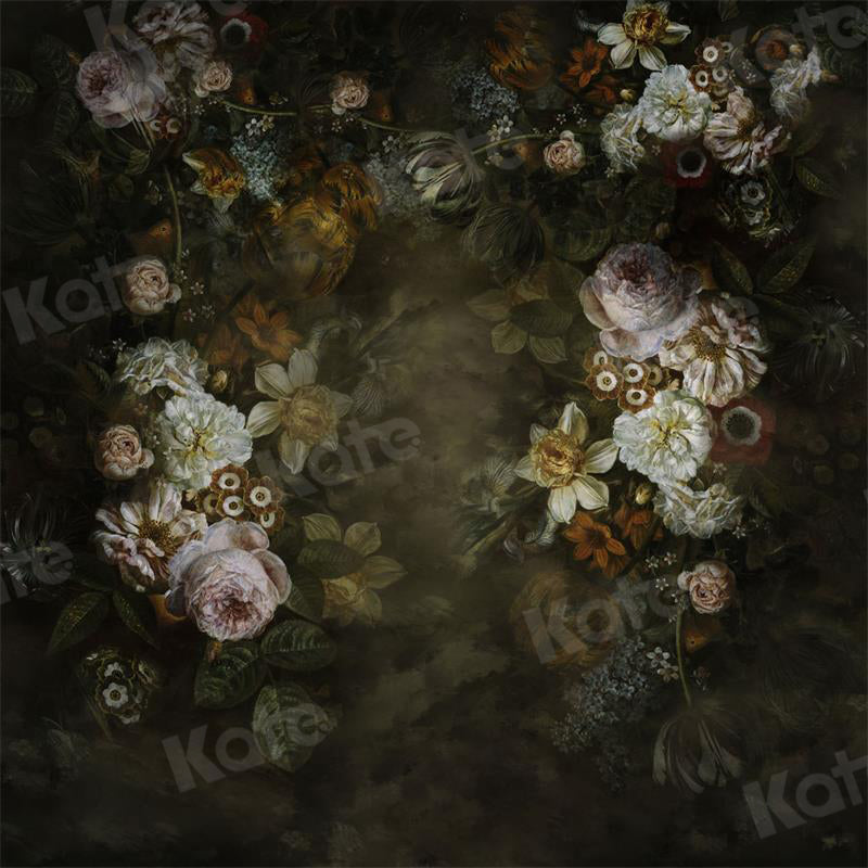 Kate写真撮影のためのヴィンテージの花の背景