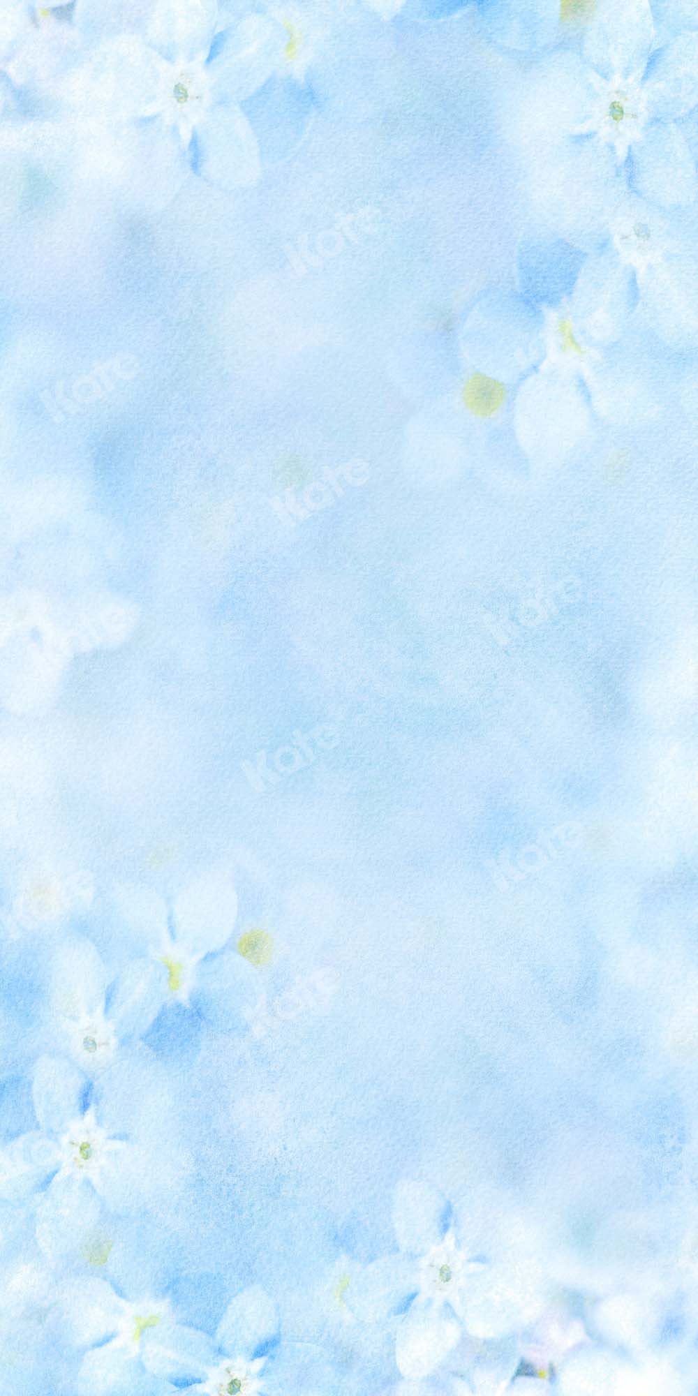 Kate花夏新鮮な青色概要テクスチャの写真Kate Image