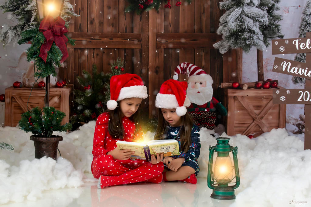 Kateケイトのクリスマスツリーの背景雪の冬