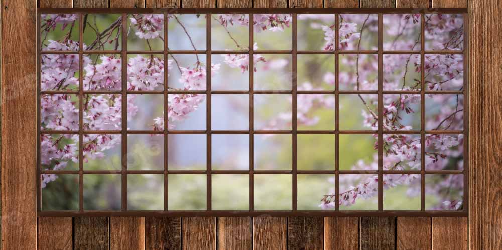 Kate 部屋の窓の春の背景Chain Photography設計