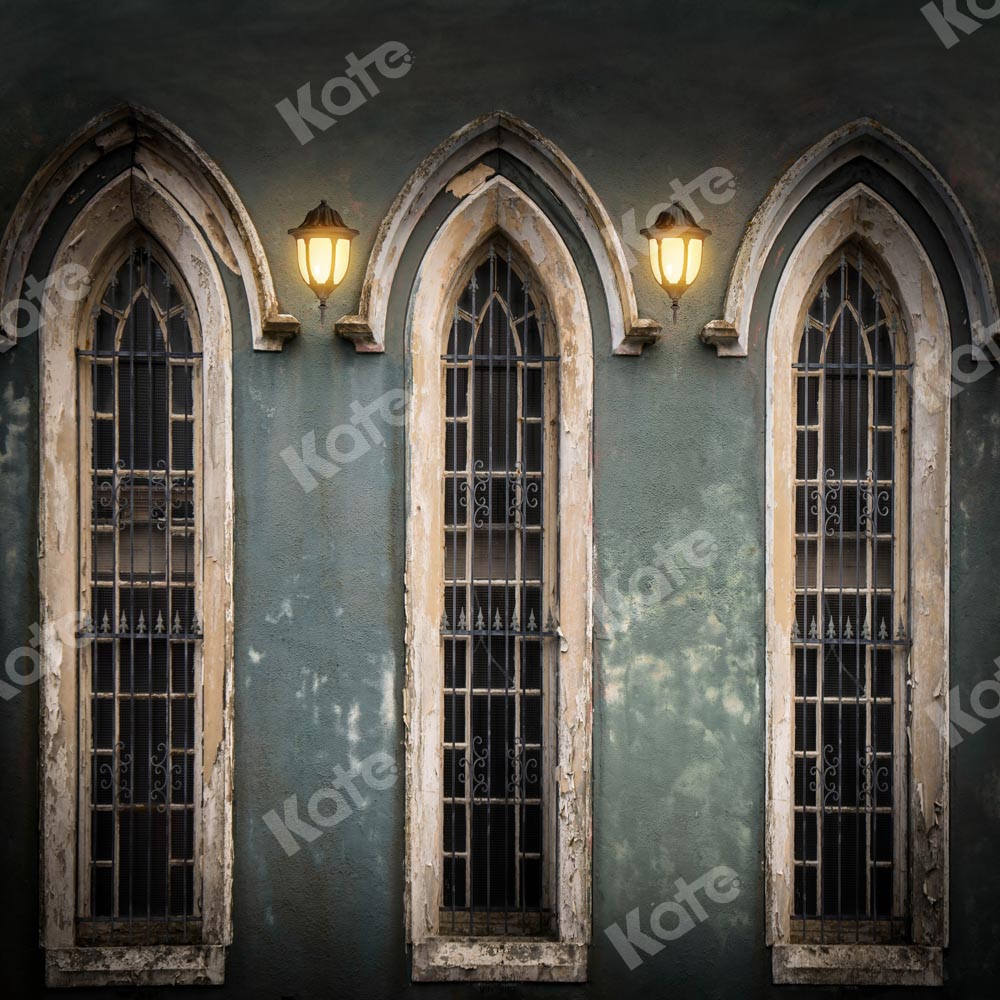Kate教会の窓の背景 Chain写真撮影