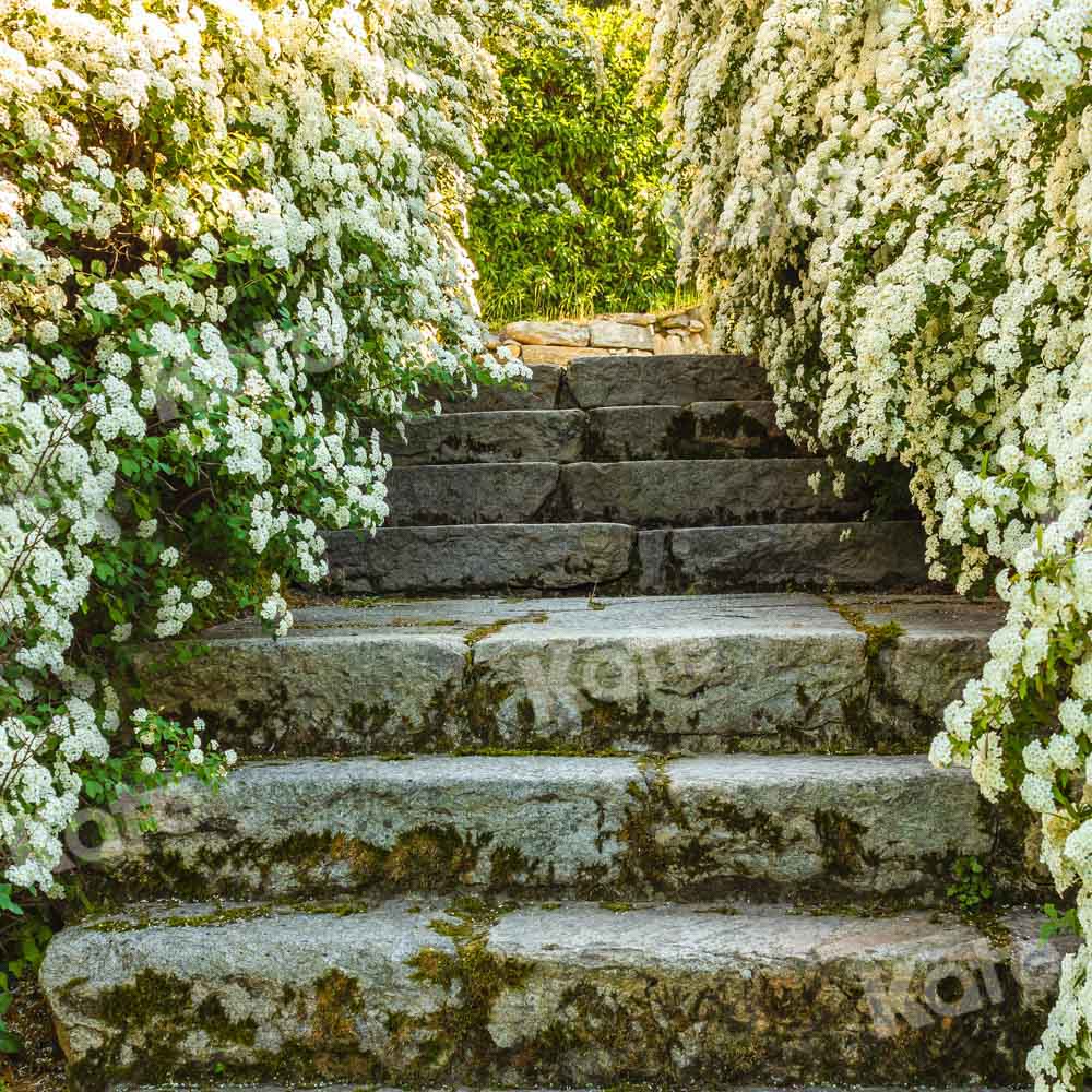 Kate春の花のステップの背景Emetselchデザイン