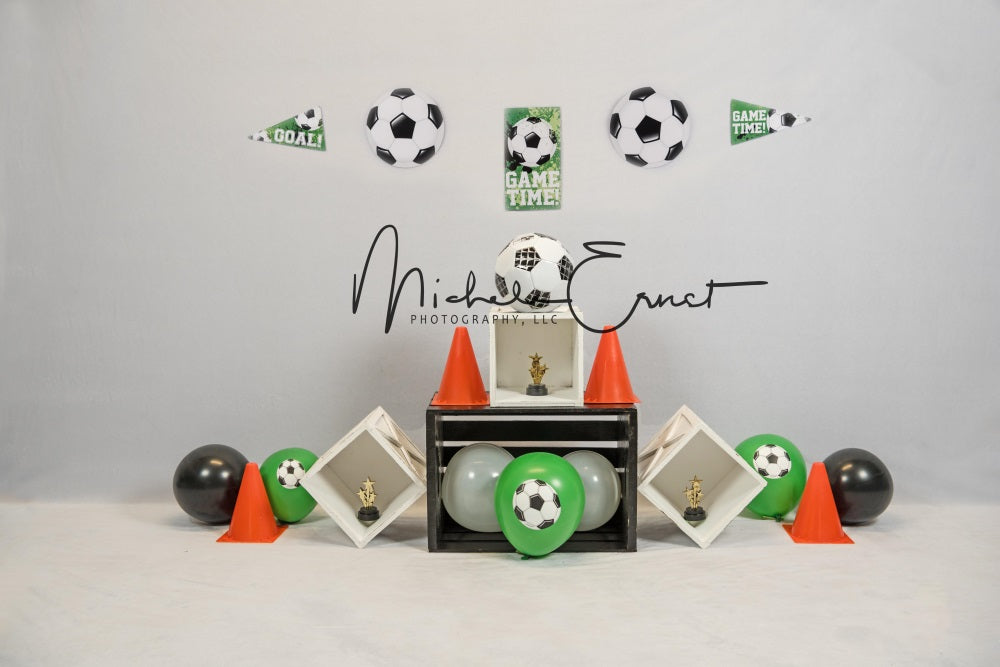 Kateサッカーチャンピオンの背景Michele Ernst デザイン