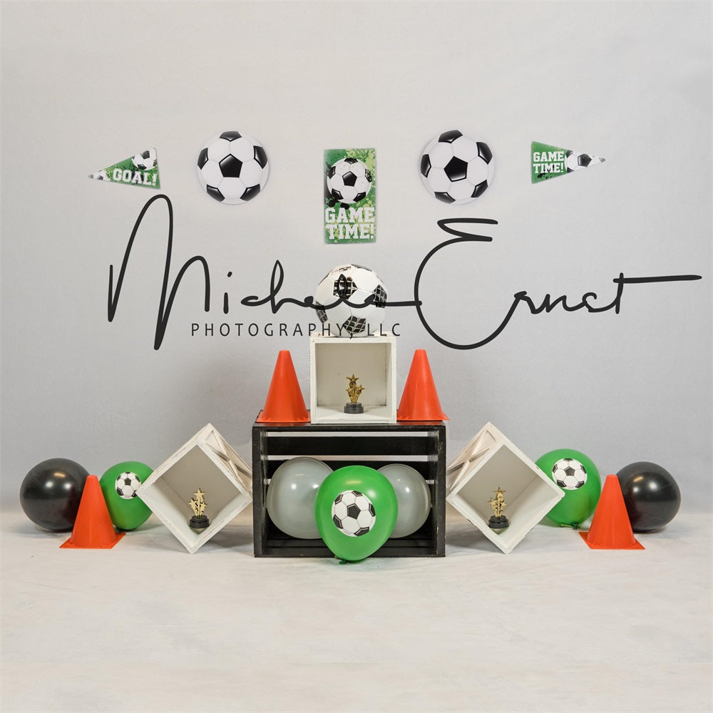 Kateサッカーチャンピオンの背景Michele Ernst デザイン