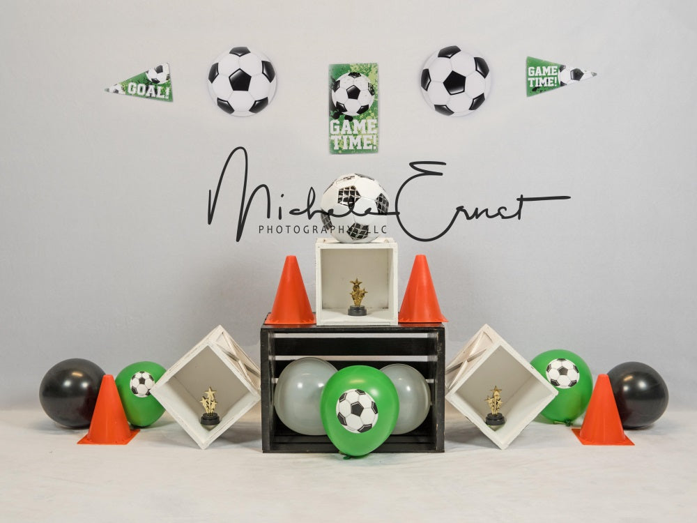 Kateサッカーチャンピオンの背景Michele Ernst デザイン