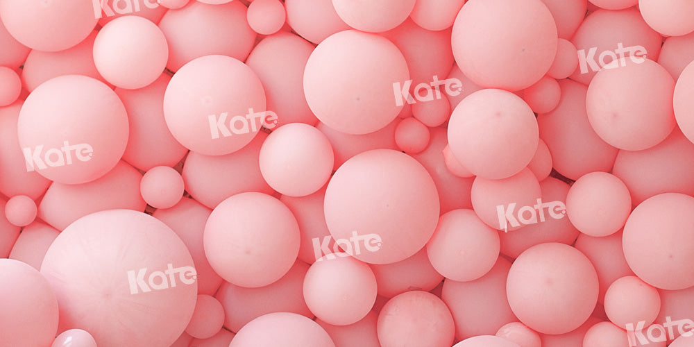 Kateピンクの活力バルーンの背景Chain Photography