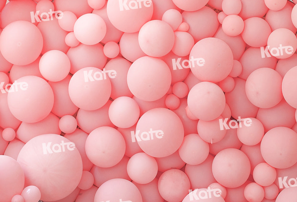 Kateピンクの活力バルーンの背景Chain Photography