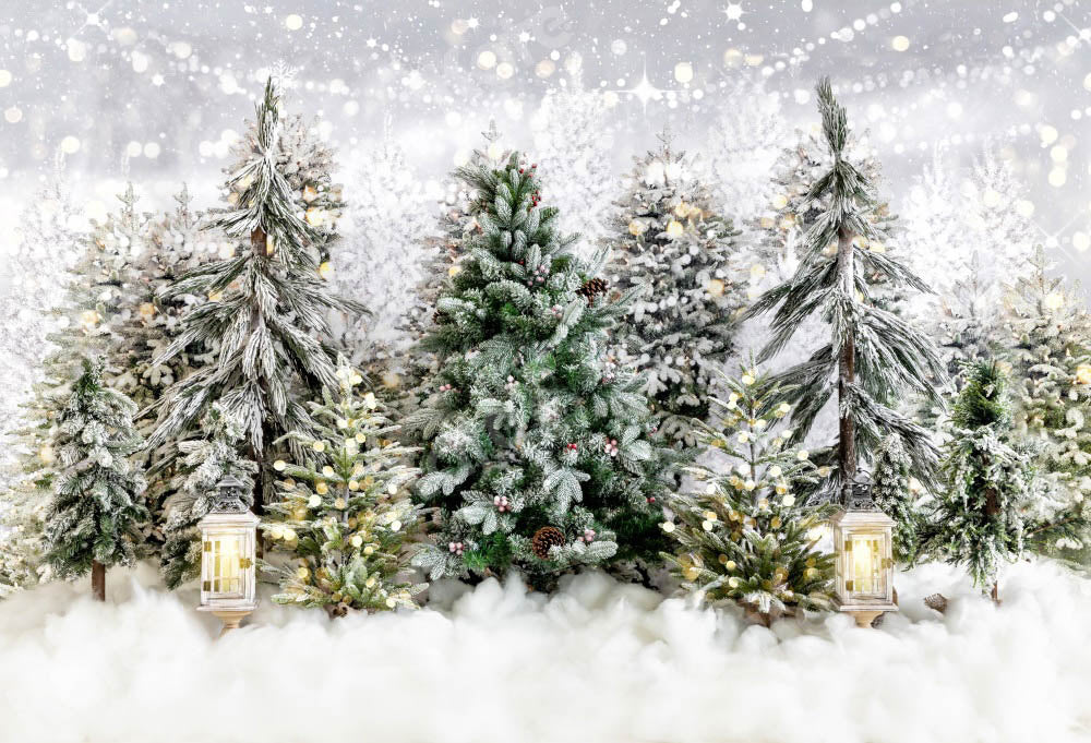 Kateクリスマスの背景ツリーパーク雪Emetselchデザイン