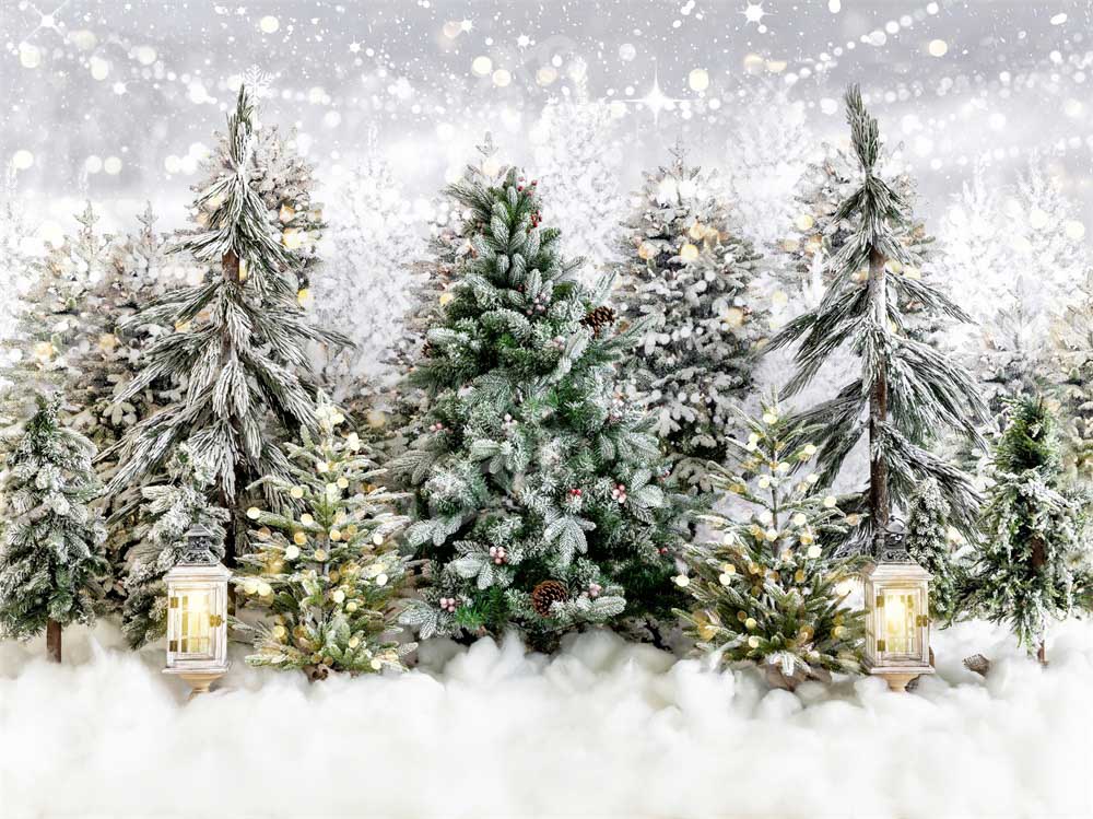 Kateクリスマスの背景ツリーパーク雪Emetselchデザイン