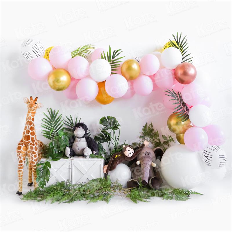 Kate誕生日背景野生動物風船Uta Mueller設計