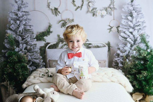Kate クリスマスのヘッドボードの木の写真の背景 によって設計されたMandy Ringe Photography