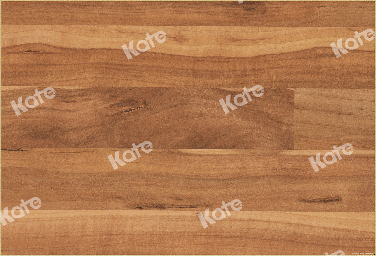 Kate 写真用茶色木ゴム床マット