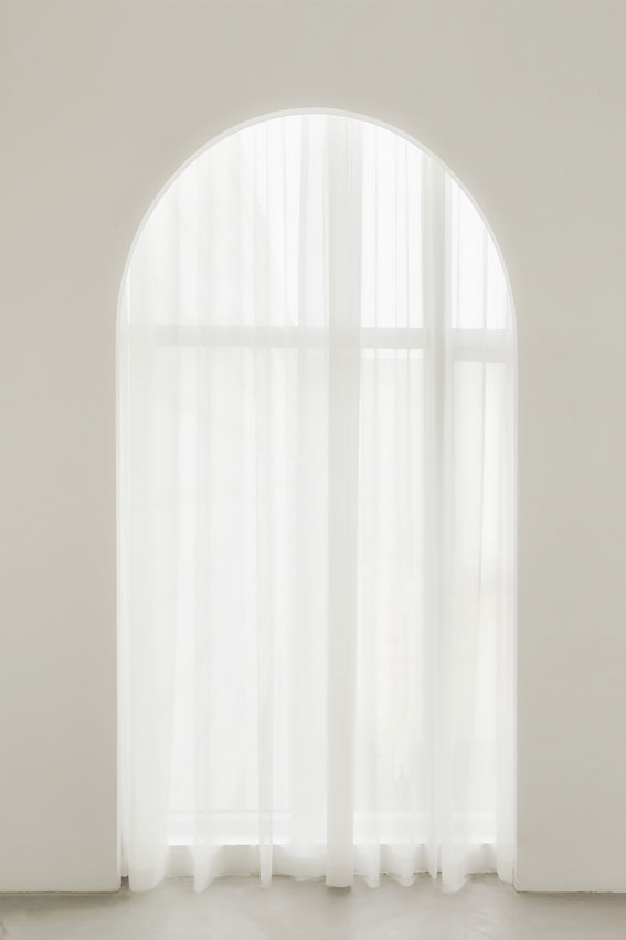 Kate 白いカーテンの窓の布の写真撮影の背景