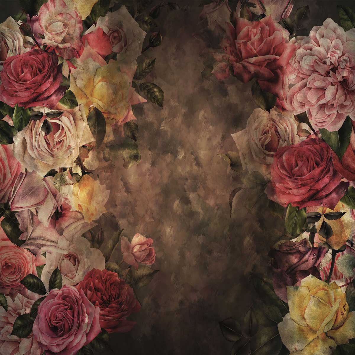Kate 母の日レトロな抽象的な花の背景 のデザインです JS Photography
