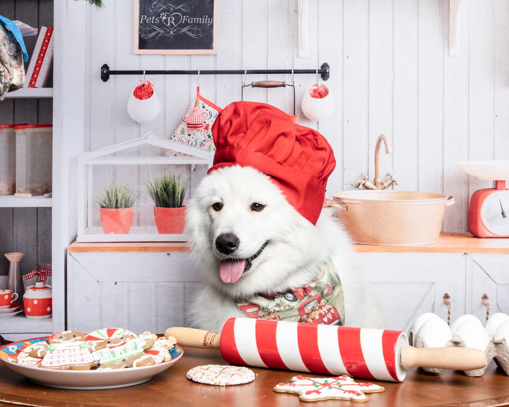 kate クリスマス白い壁のキッチンの背景布 写真撮影用