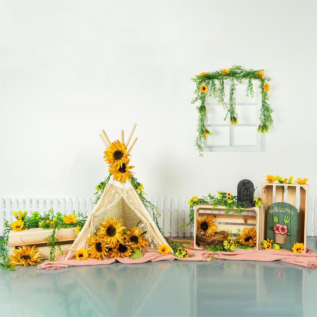 Kate 春のひまわりの背景