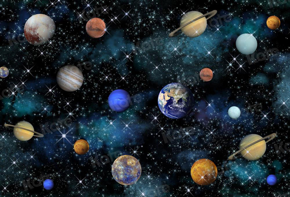 Kate宇宙空間の背景小惑星の星GQデザイン