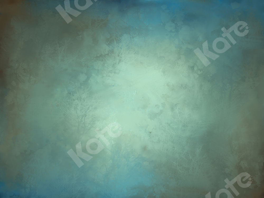 Kate写真の抽象的な緑の肖像画の背景設計された Kate Image