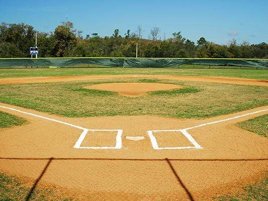 Kate Baseball Sports Court Backdrop Playground Outside - Katebackdrop