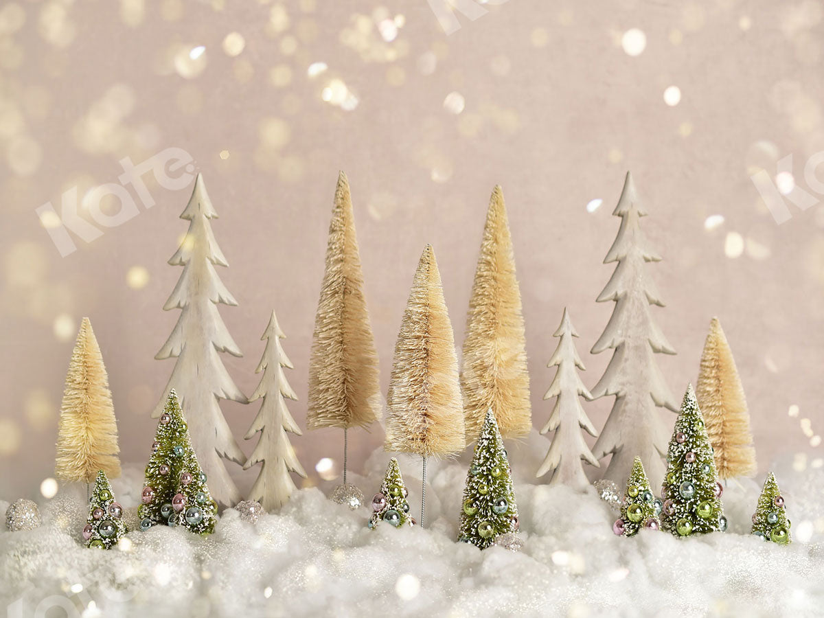 Kate 夢のようなクリスマスツリーキラキラ雪背景 によって設計されたMandy Ringe Photography