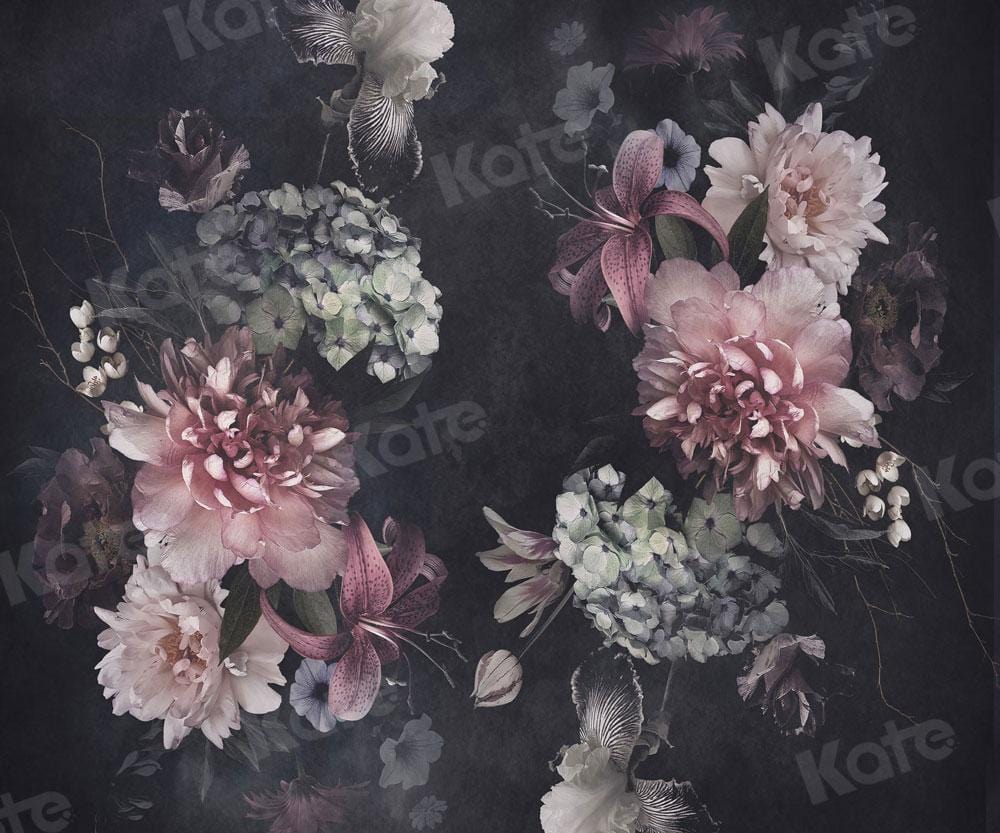 Kate写真撮影のためのファインアート花の大きな花の背景