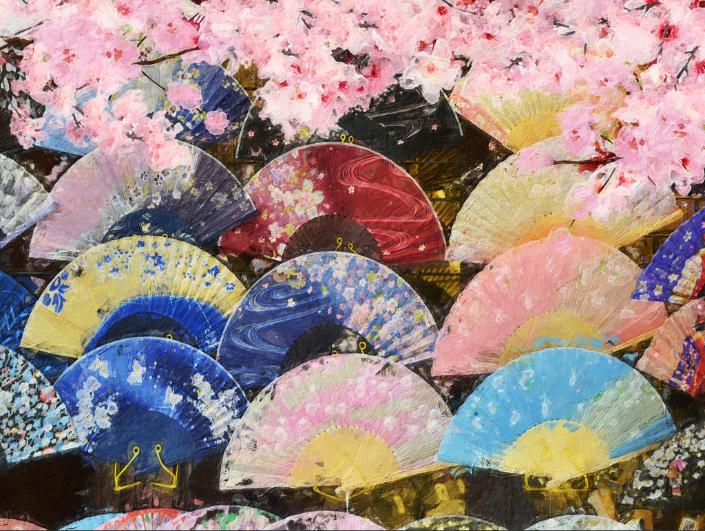 Kate 写真家のスタジオのためのファンの女の子の日桜の大人のスタイルの背景布