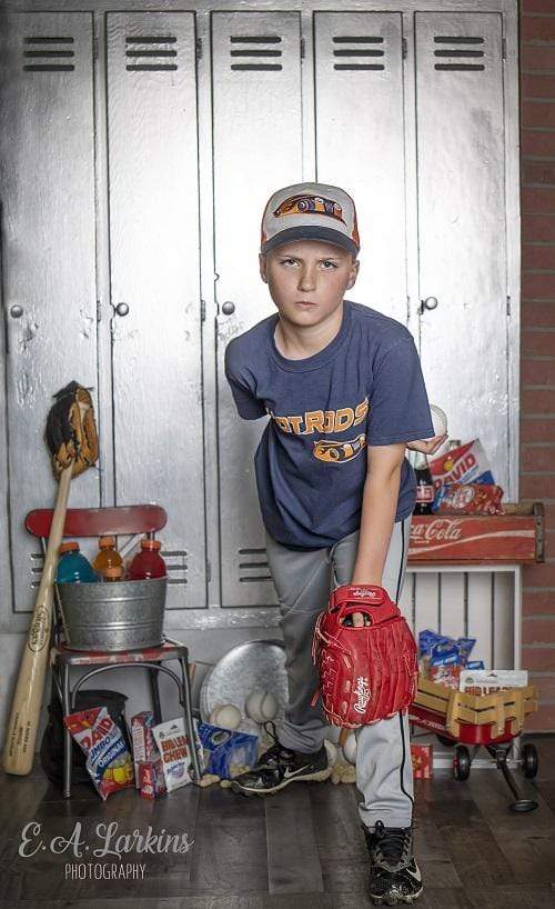 Katebackdrop£ºKate Play Baseball Sport Children Backdrop Designed by Erin Larkins