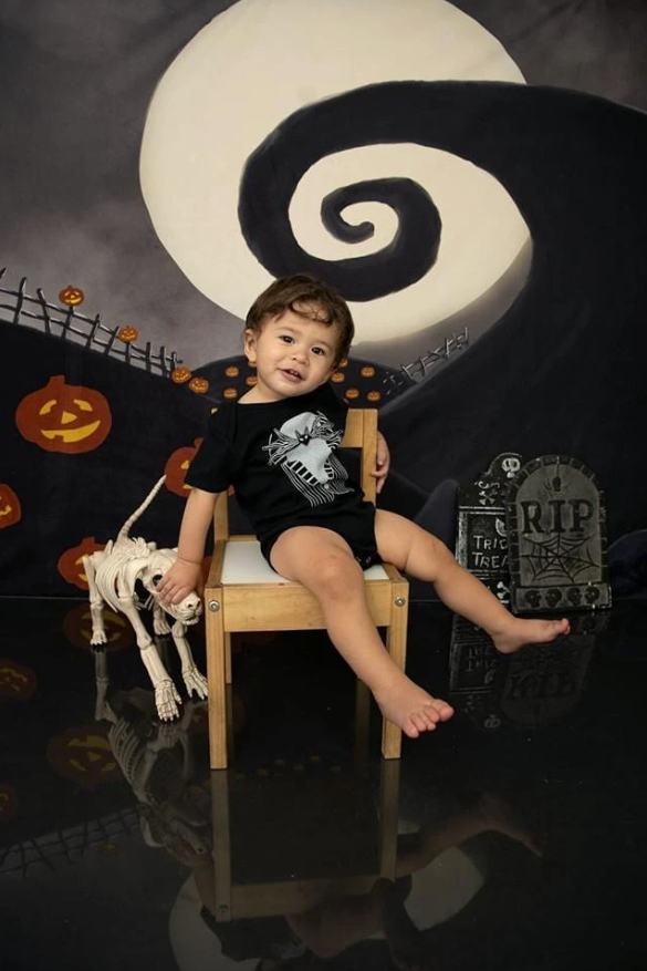Kate 設計された写真のハロウィーンのカボチャの庭の背景