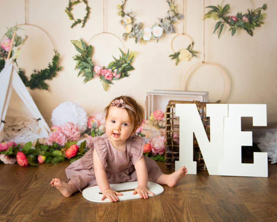 kate春の花キャンプ子供の背景布 写真撮影用