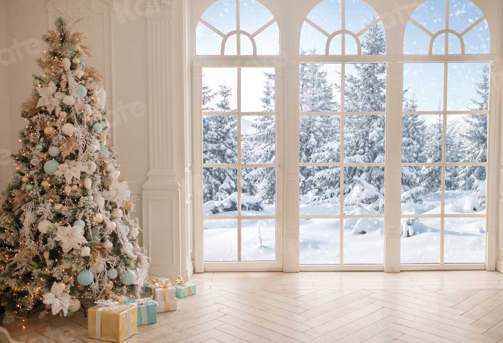 写真撮影のためのkateクリスマス白い背景冬