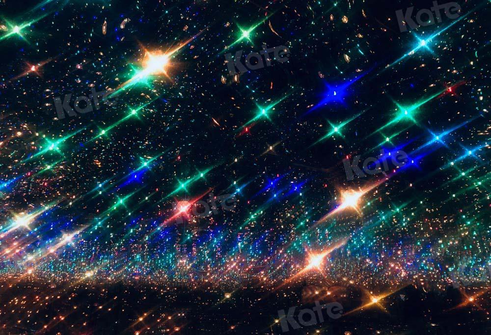 写真撮影のためにカラフルなケイト星空の背景
